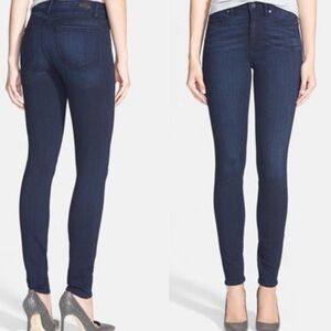 PAIGE Dark Blue Skinny Jeans